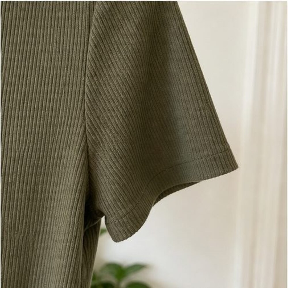 Olive Ruffle Blouse - Picture 5 of 6